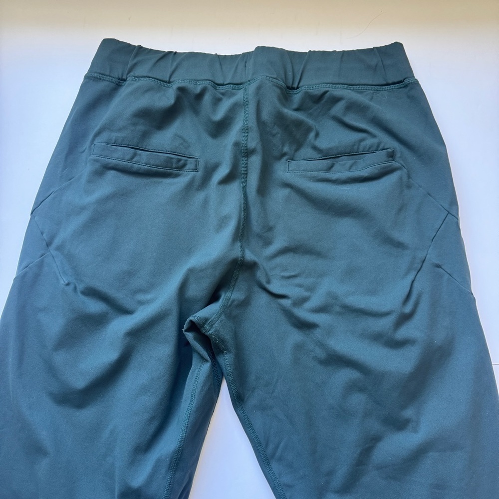 Alphalete Pro Elite Joggers Drawstring Athletic Pants Teal Luon Stretch Sz L - Picture 10 of 13